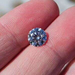 Lab Grown 1.50CT Round Cut Diamond D Color VVS2 Ideal Cut with IGI Certificate